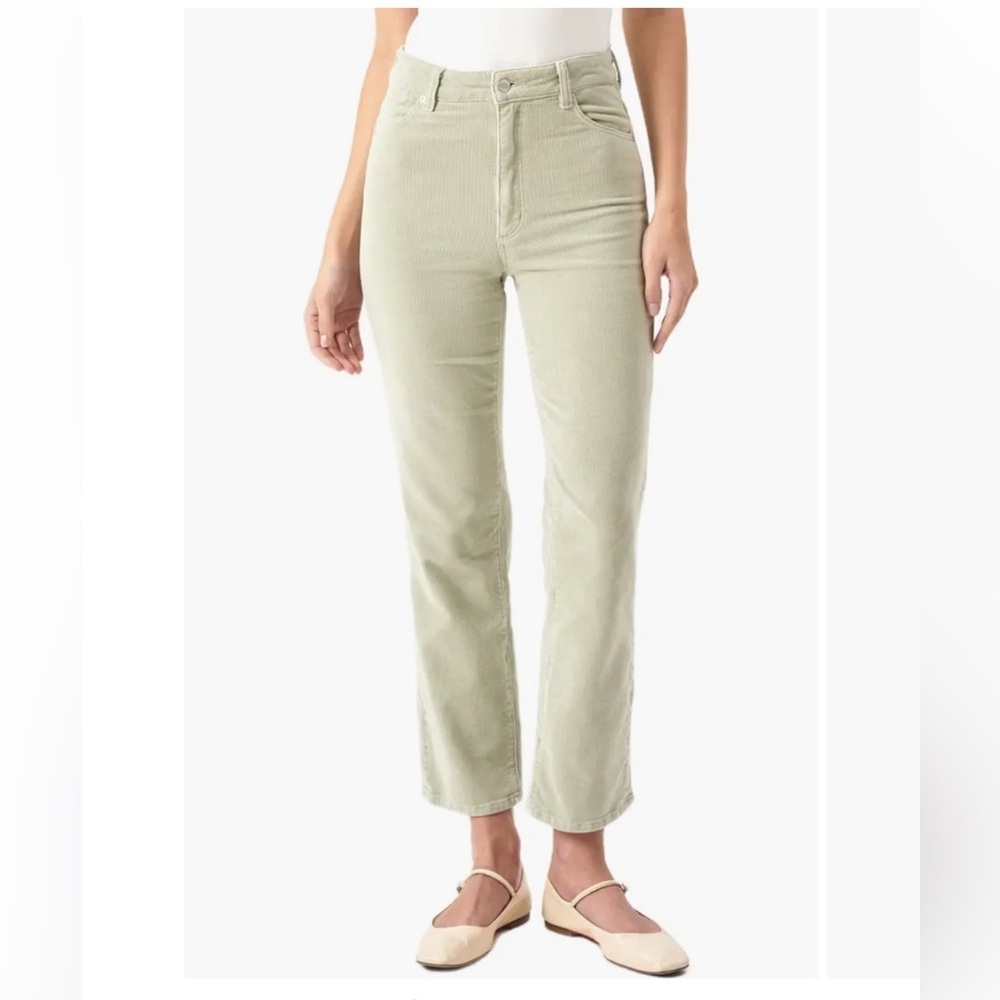 NWT ROLLA’S Original High Waist Stretch Khaki Corduroy Straight Leg Ankle Pants